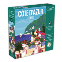 Going Places Piece by Piece - Cote D'Azur, France  (1000pcs)