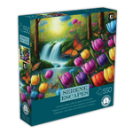 Serene Escapes - Colourful Tuplis with Monarch Butterflies (550pcs)