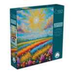 Serene Escapes - Field with Colorful Flowers (550pcs)