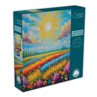 Serene Escapes - Field with Colorful Flowers (550pcs)