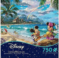 PFG Mickey & Minnie à Hawaii, Thomas Kinkade Disney (utilisation / utilisée - puzzles pour de bon)