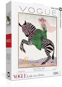 Pfg dame sur un zèbre (usaggé / usage - puzzles pour de bon)