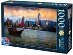 Bateau de nuit à Hong Kong (1000pcs)