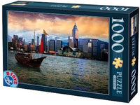 Bateau de nuit à Hong Kong (1000pcs)