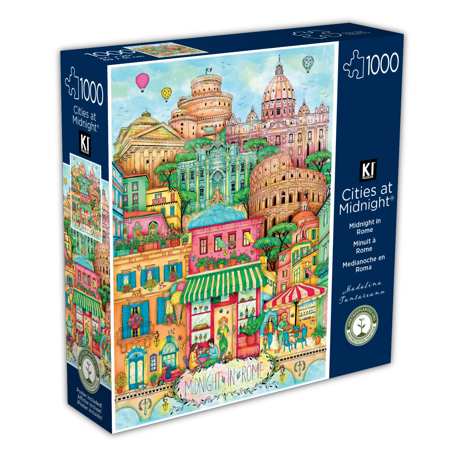Cities à minuit - Rome, Madalina Tantareanu (1000pcs)
