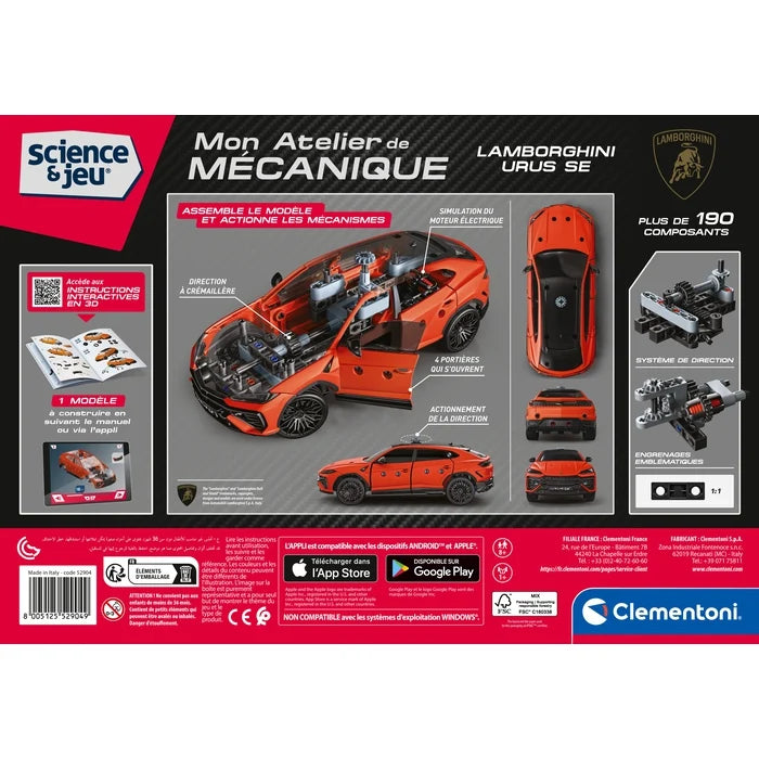 S.T.E.M - Mon Atelier de Mecanique - Lamborghini Urus SE (190pcs)