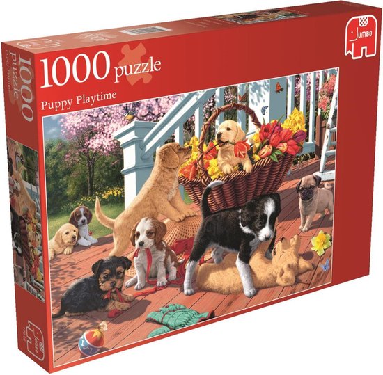 PFG Puppy Playtime, Steve Read (1000 pièces) (Utilisation - PUZZLES FOR GOOD)