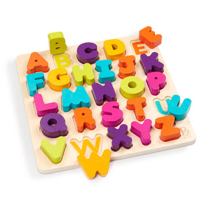 Alphabet en bois gros