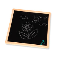 Wooden Magnetic Alphabetic Puzzle with Chalkboard