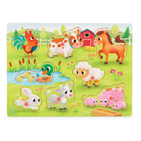 Peek & Explore - Farm Animals (Peg Puzzle)