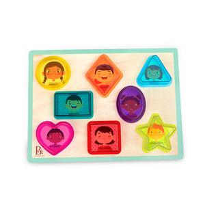 Peek & Explore - Formes et émotions (8pcs)