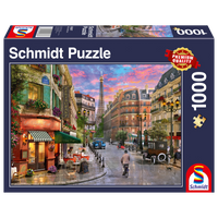 PFG Street à la tour Eiffel (1000pcs) (utilisation / utilisée - puzzles pour de bon)