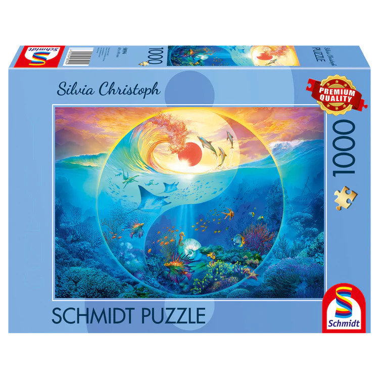Yin & Yang - In The Kingdom of Marine Animals, Silvia Christoph (1000pcs)