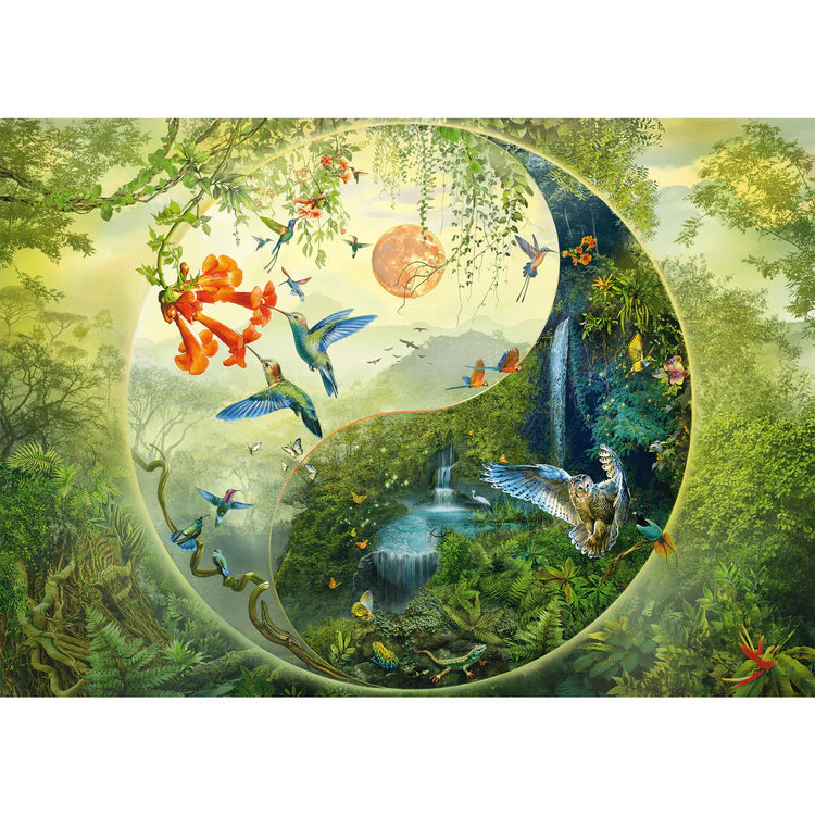 Yin & Yang - In The Forest of Hummingbirds, Silvia Christoph (1000pcs)