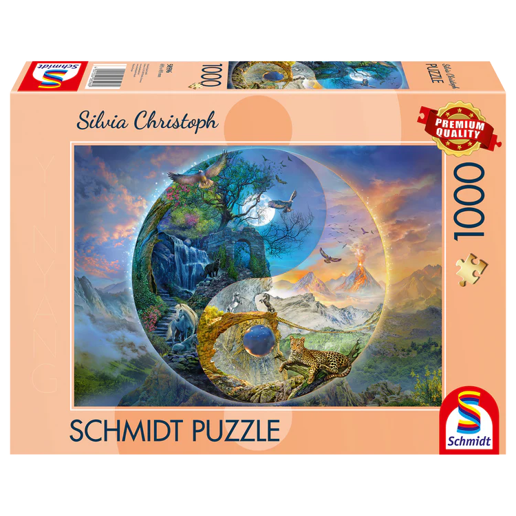 Yin & Yang - Mountain Worlds, Silvia Christoph (1000pcs)