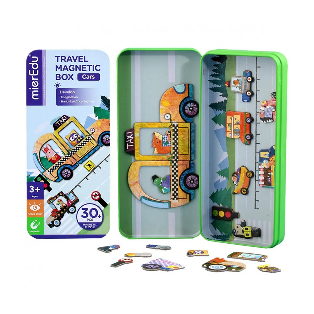 Magnetic Travel Tin - Cars / Vehicules