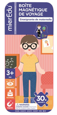 Magnetic Travel Tin - Preschool Teacher / Enseignante de maternelle