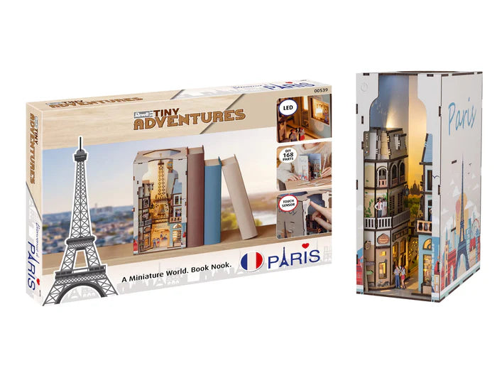 Book Nook - Paris - Tiny Adventures (Wood)