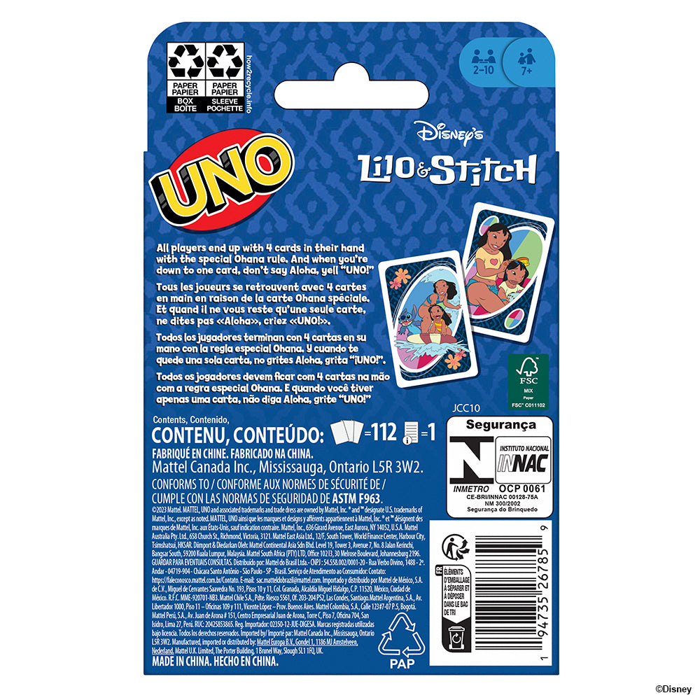 Uno - Lilo &amp; Stitch 