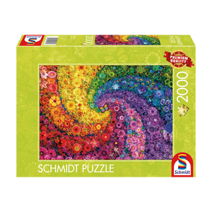 Swirling Colours in Bloom (2000pcs)