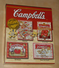 PFG 4-en-1 Campbell's Soup Puzzle Series (USAGÉ / USET - Puzzles pour de bon)