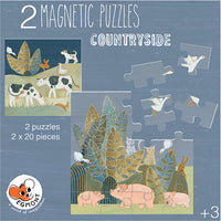 2 Magnetic Puzzles - Countryside