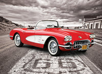 Classic Car - 1959 Corvette - Conduite sur la route 66 (1000pcs)