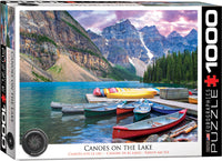 PFG Canoes sur le lac (1000pcs) (utilisation / utilisée - puzzles pour de bon)