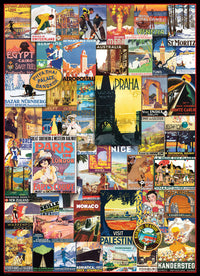 PFG Voyage dans le monde - affiches vintage (utilisation / usagés - puzzles pour de bon)