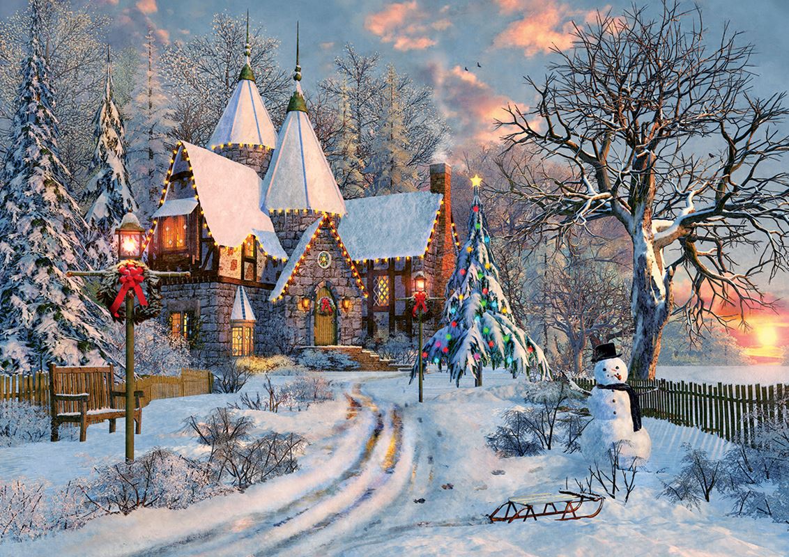 PFG Christmas Cottage, Dominic Davison (Usage/Used - PUZZLES FOR GOOD)