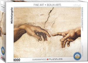 Création d'Adam (détail), Michelangelo Buonarroti