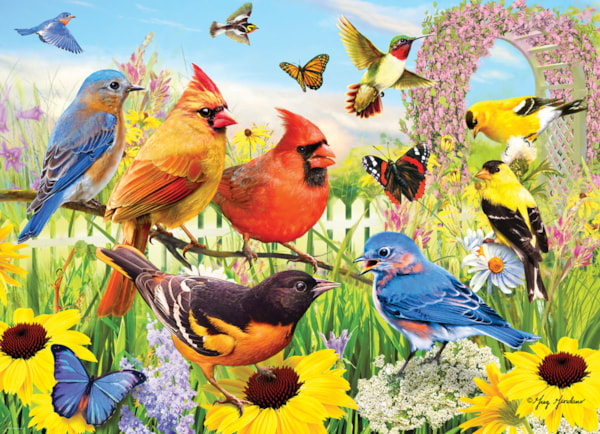 Backyard Birds, Greg Giordano (1000pcs)