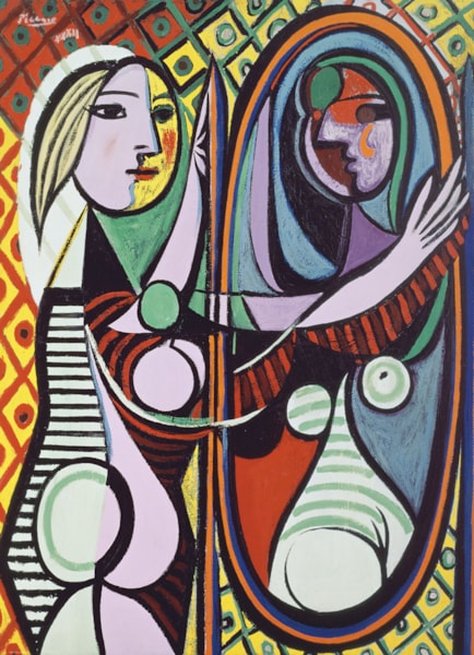 Fine Art - Girl Before a Mirror, Picasso