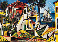 Beaux-arts - paysage méditerranéen, picasso