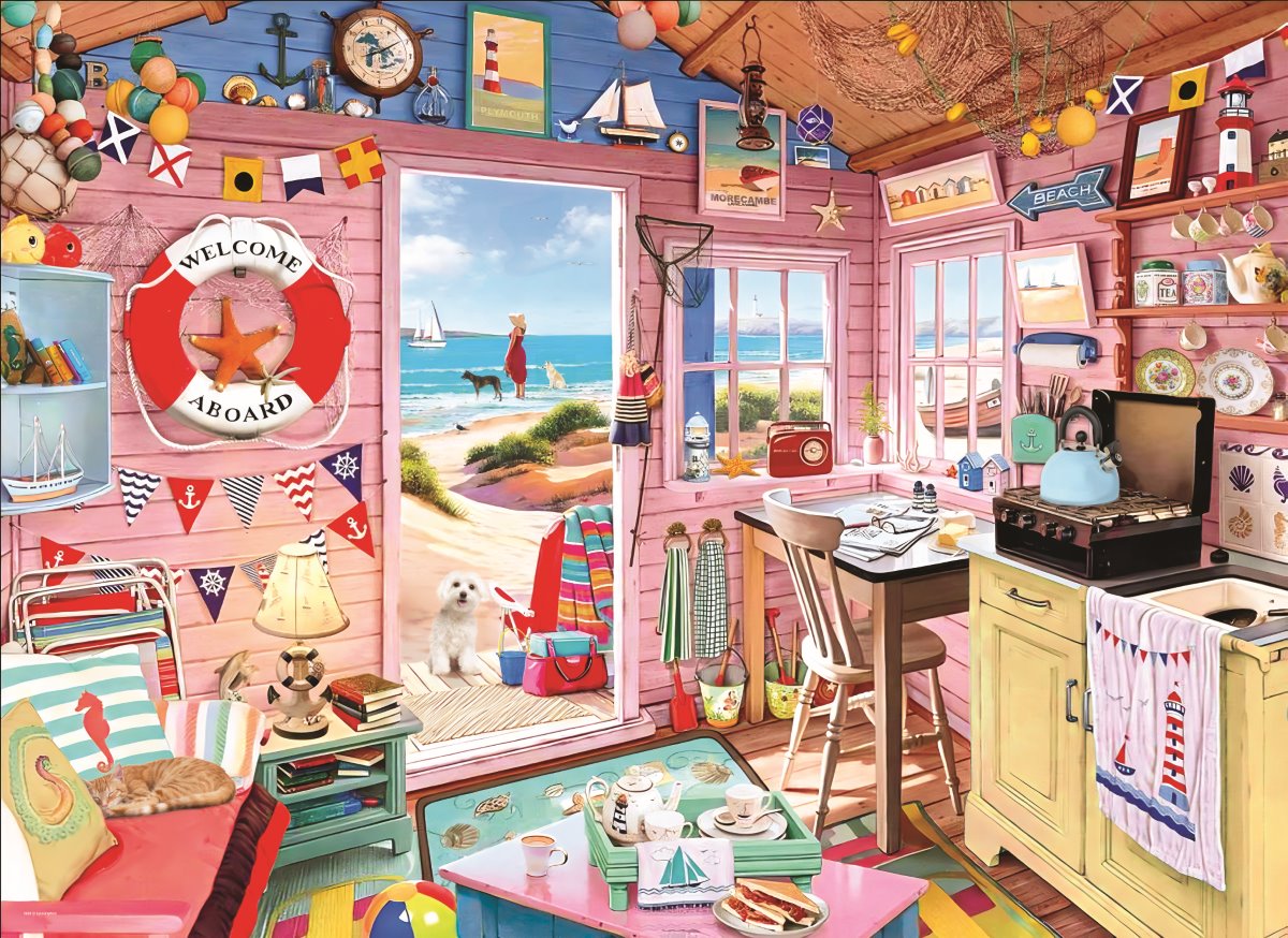 Ocean Cottage, Ray Powers (1000pcs)