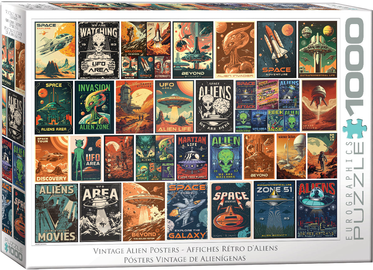 Alien Invasion Collage (1000pcs)