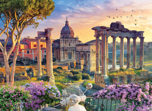 Photographie HDR PFG - Forum romain, Rome, Italie (1000 pièces) (Usage/Utilisé - PUZZLES FOR GOOD)