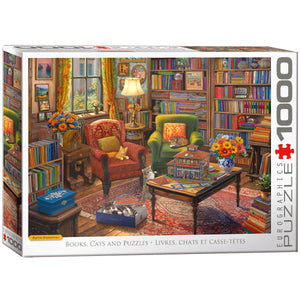 PFG Books, Cats and Puzzles (1000pcs) (Usage/Used - PUZZLES FOR GOOD)