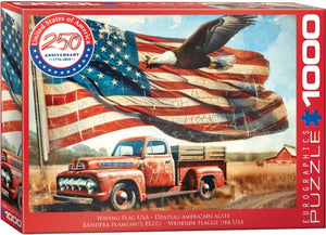 Waving Flag USA (1000pcs)