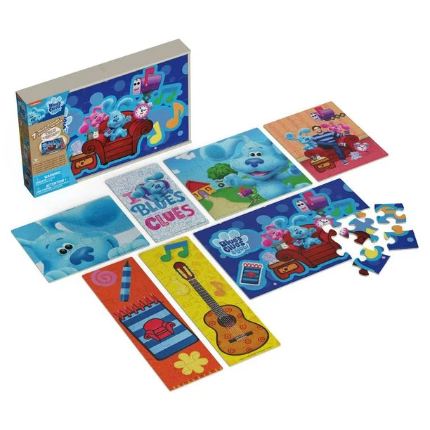 PFG Blue's Clues 7-in-1 Wood (Usage/Used - PUZZLES FOR GOOD)