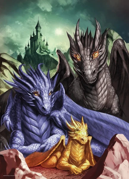 Fourth Wing - Tairn, Sgaeyl & Andarna (1000pcs)