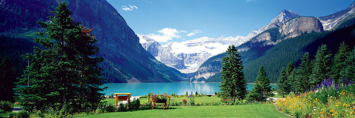 PFG Lake Louise, Canadian Rockies (Panorama) (Usage/Used - PUZZLES FOR GOOD)