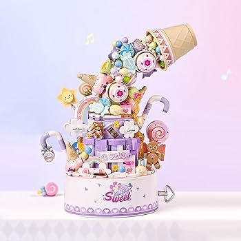 LOZ Sweet Fluid Music Box (909pcs) (Light up)
