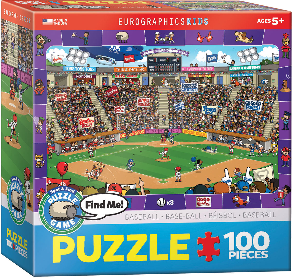 Spot & Find - Baseball (100pcs)