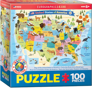 Map of USA (100pcs)