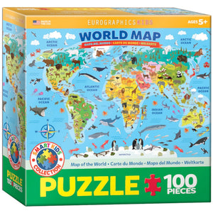 Map of the World (100pcs)
