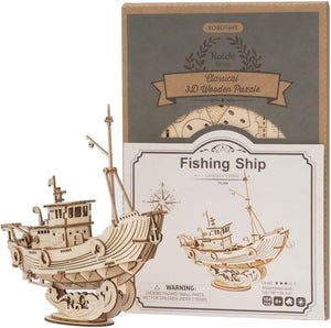 3D Fishing Ship Model (Wood)