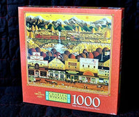 Train PFG pour la ville, Charles Wysocki (1000pcs) (utilisation / utilisée - puzzles pour de bon)