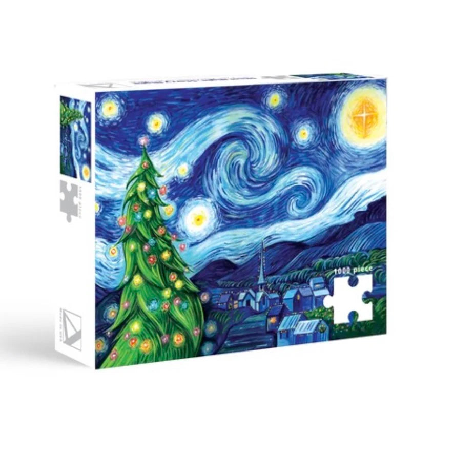 PFG Nuit silencieuse, nuit étoilée (1000 pièces) (Utilisé - PUZZLES FOR GOOD)
