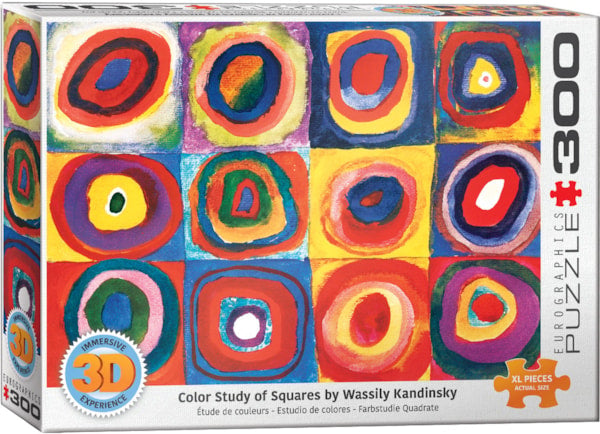 3D - Color Study of Squares (300pcs)